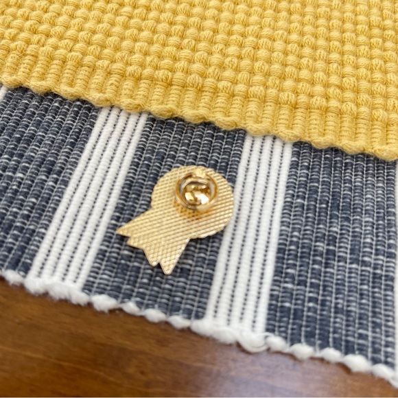 Only Cried A Little | YAY | White Enamel Pin | Fanny Pack Pin | Backpack Pin - Picture 5 of 7